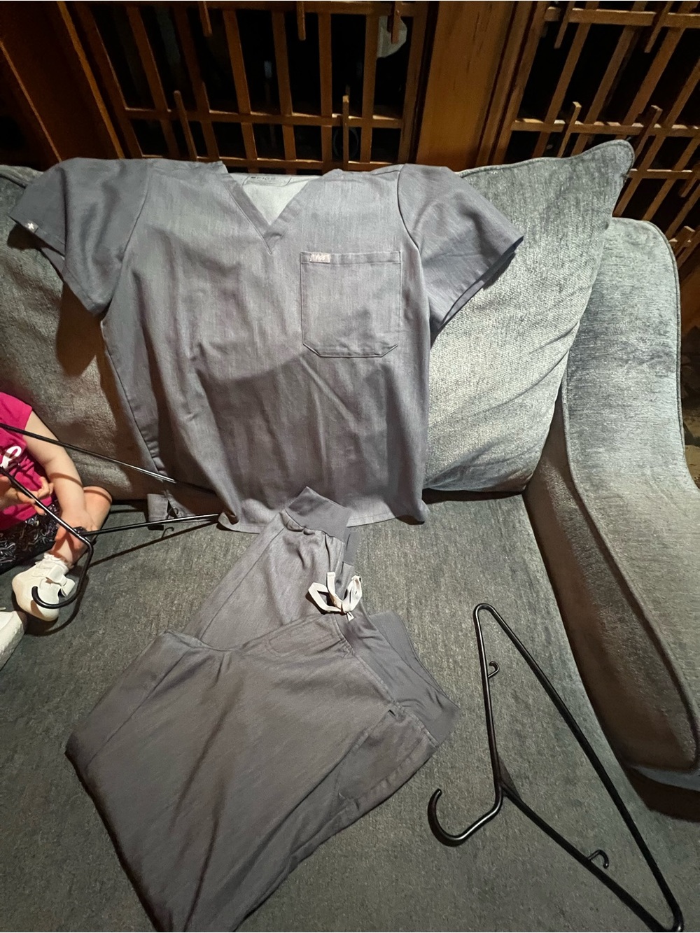 Figs Women's Gray scrub set
